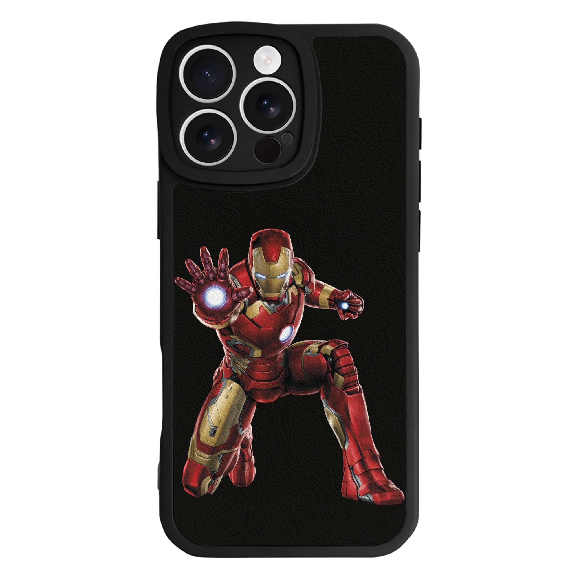 （画像用） アベンジャーズ The Avengers 【iPhone 16シリーズ対応】シリコンスマホケース（レザー調） 材質：シリコン